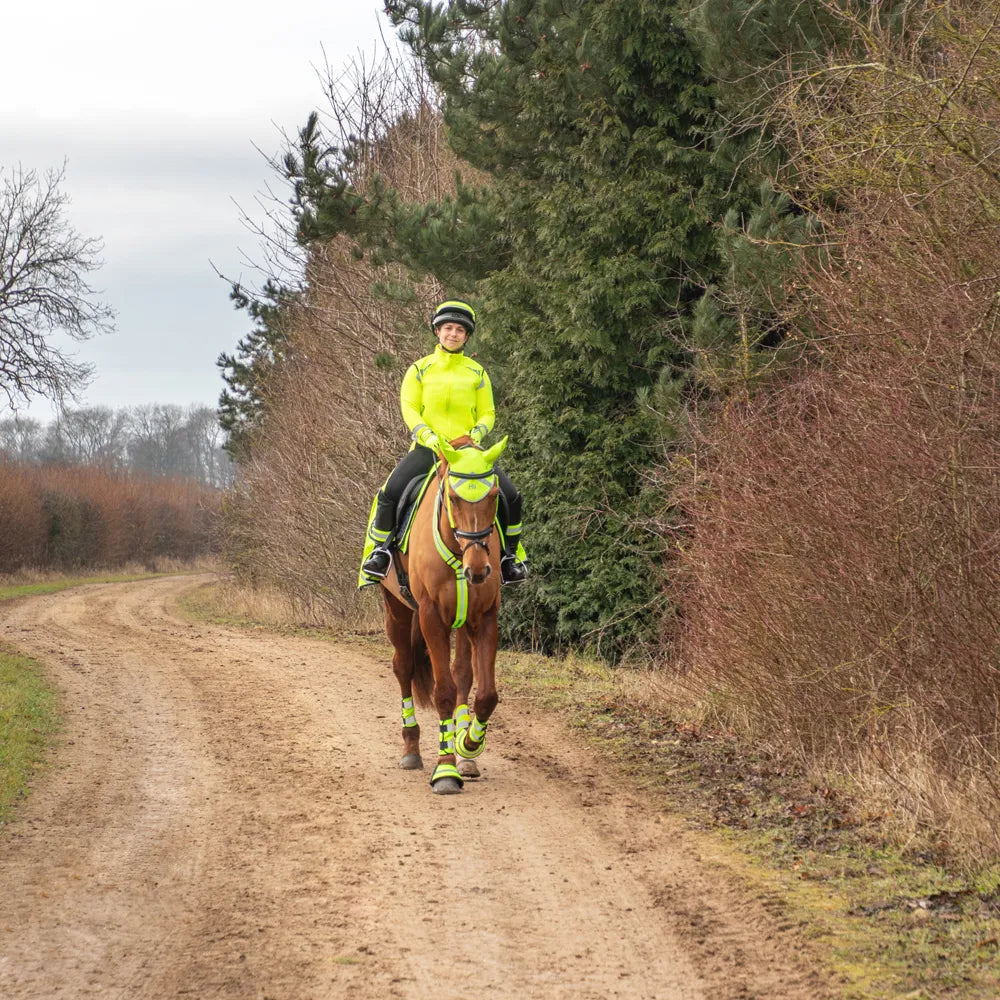 Reflector Ear Bonnet by Hy Equestrian