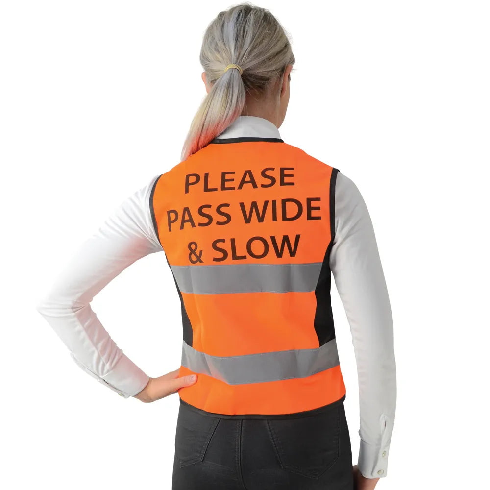 HyVIZ Waistcoat - Please Pass Wide & Slow by Hy Equestrian