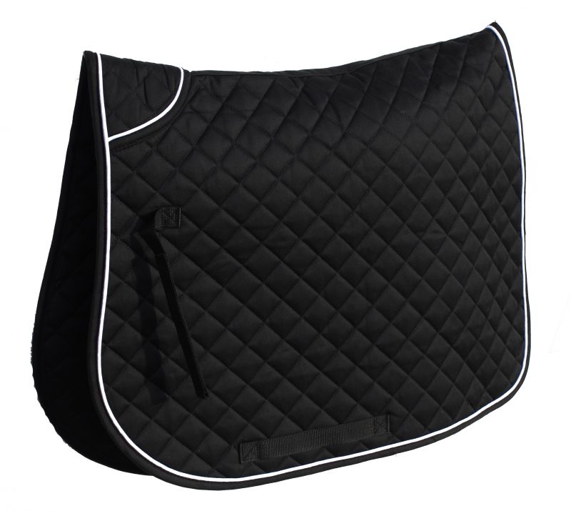 Rhinegold Quilted Saddle Cloth With Twin Binding