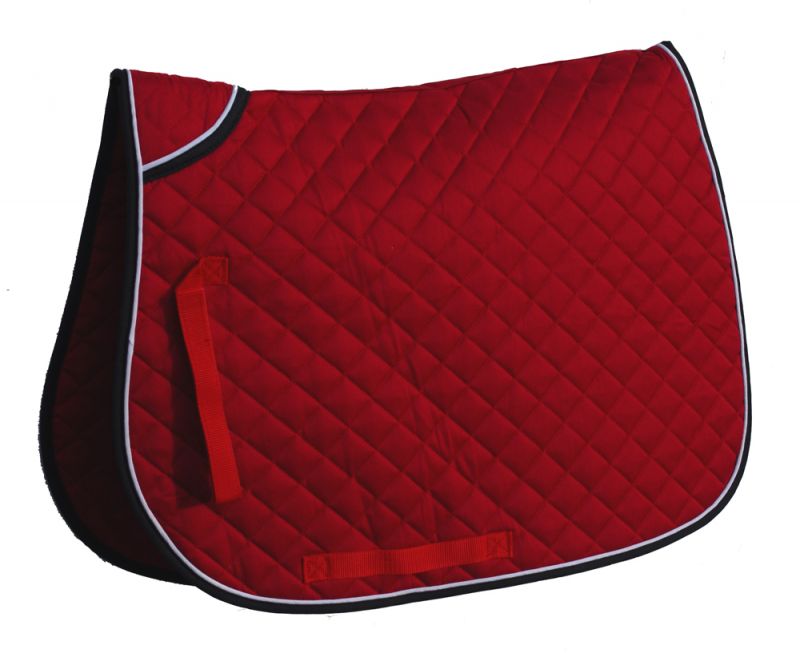 Rhinegold Quilted Saddle Cloth With Twin Binding