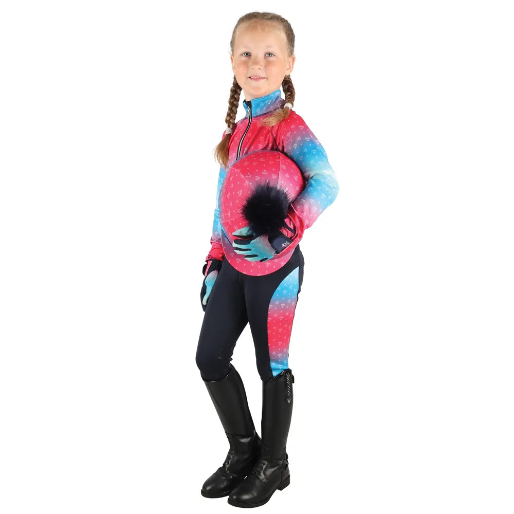 Dazzling Diamond Base Layer and riding Tights SET by Little Rider