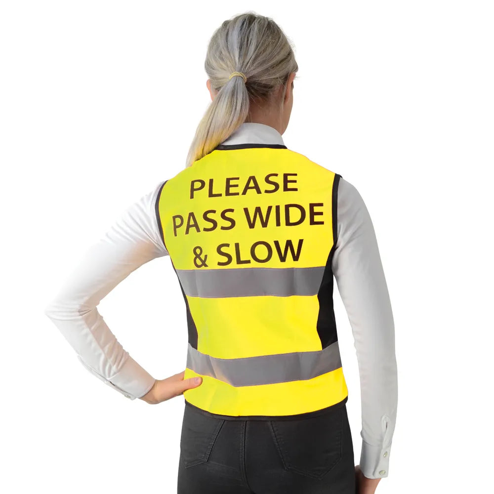 HyVIZ Waistcoat - Please Pass Wide & Slow by Hy Equestrian