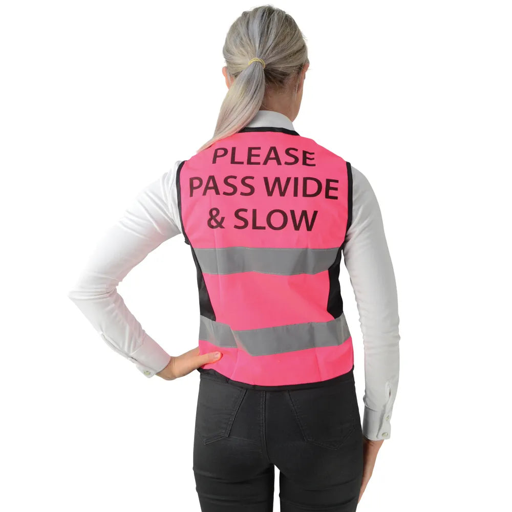 HyVIZ Waistcoat - Please Pass Wide & Slow by Hy Equestrian