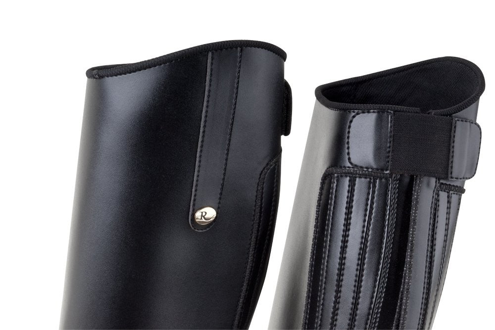 Nebraska long Synthetic Riding Boots with Reflective Inserts