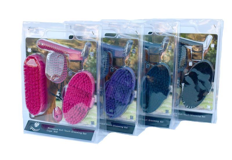 Soft Touch Grooming Brush Blister Pack