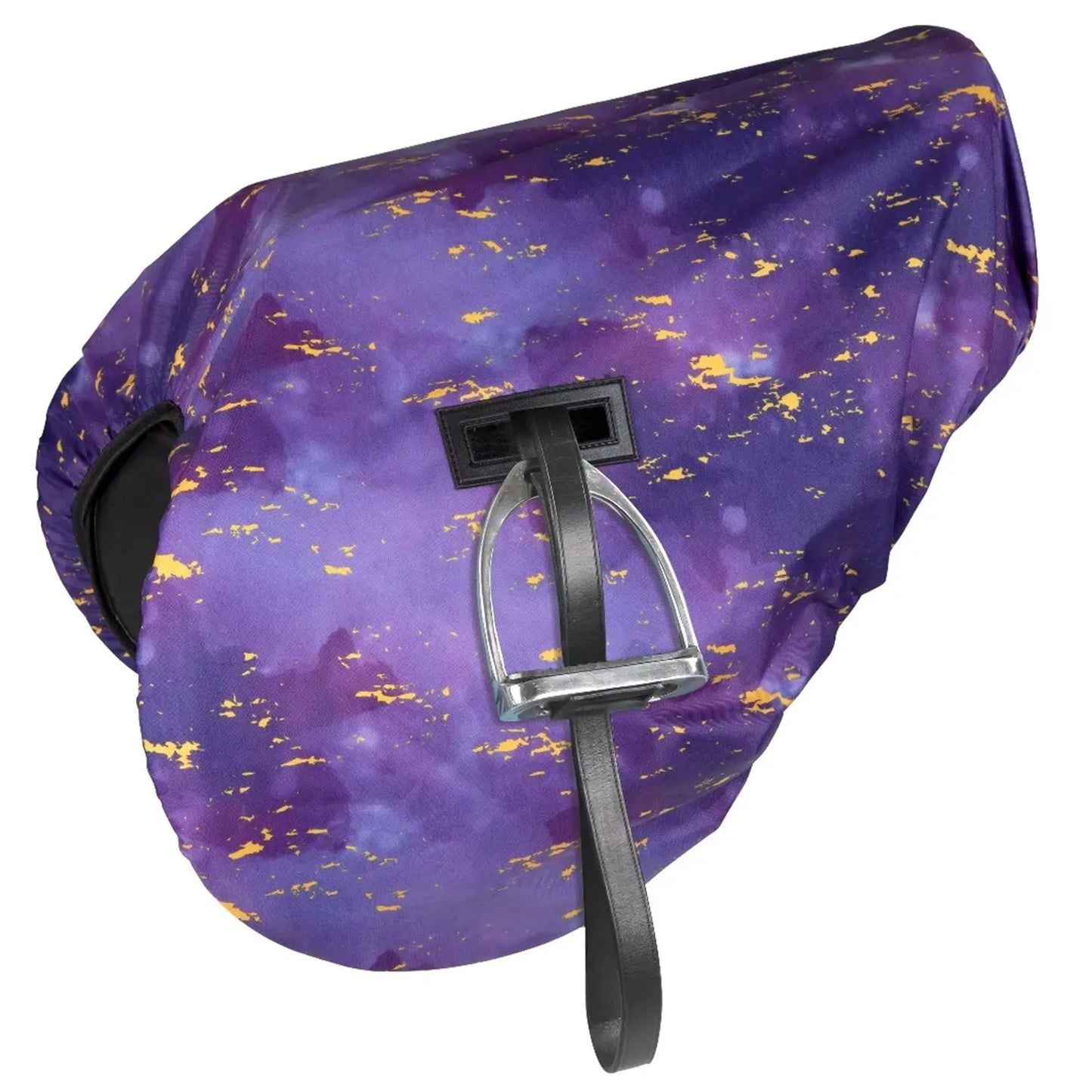 Shires Waterproof Ride On Saddle Cover - Amethyst