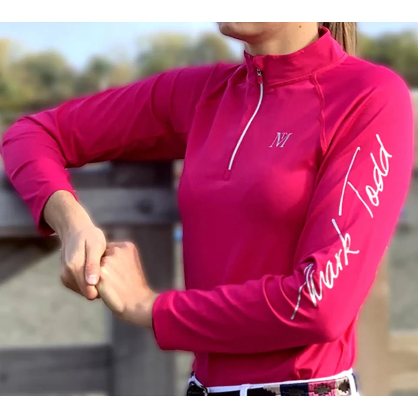 Mark Todd Kids Base Layer Cerise